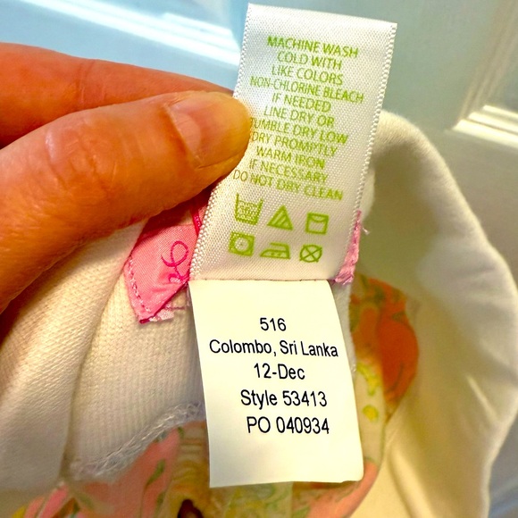 Lilly Pulitzer Multicolored Chin Chin Printed Linen Beach Pants 🦄 🦄 🦄 🐘🐒 - Picture 7 of 7